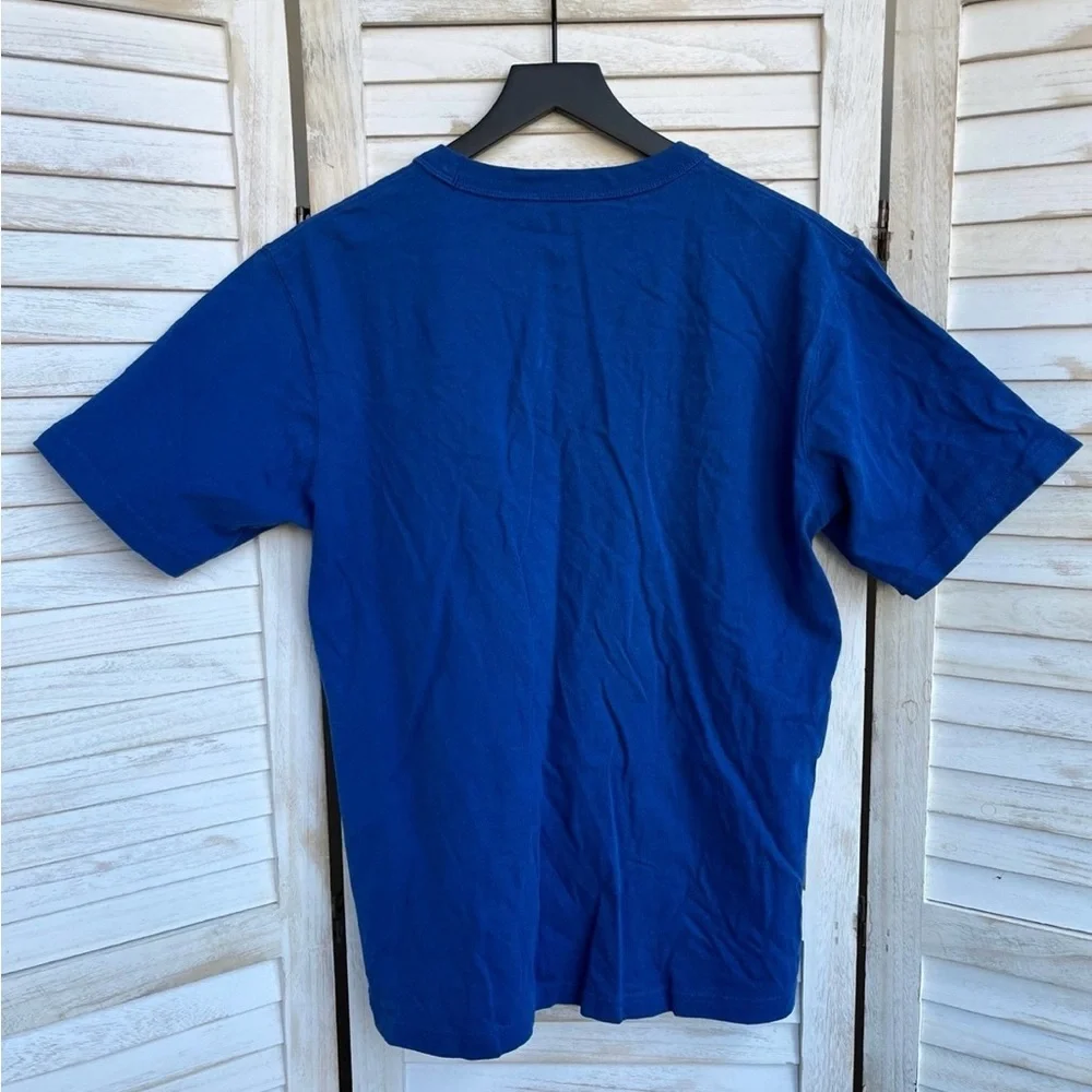 Uniqlo U x Lemaire Blue Cotton Crewneck T Shirt Size M - Picture 4 of 4
